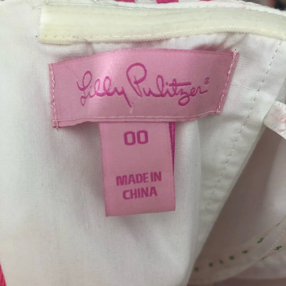 Lilly Pulitzer Ferra Strapless Dress Dragonfly 566 - Picture 8 of 9